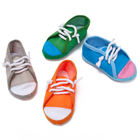 Custom Pet Molar Toy Shoe Biting Interactive Puppy Dog Cotton Chew Plush Dog Toy