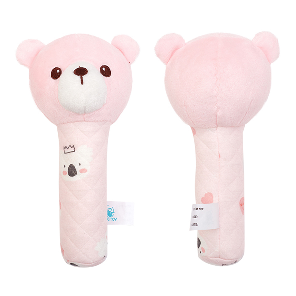 Baby Toys 0-12 Months Stuffed Animal Baby Rattle Soft Plush Hand Rattle Toys Infant Dolls