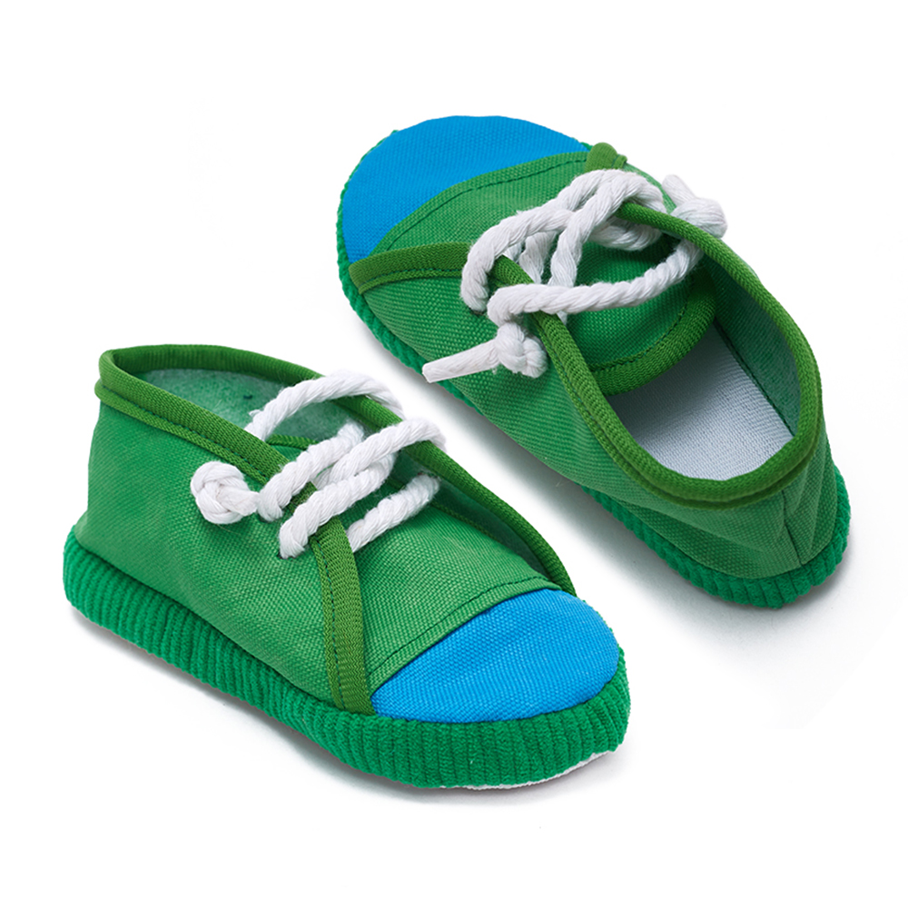 Custom Pet Molar Toy Shoe Biting Interactive Puppy Dog Cotton Chew Plush Dog Toy