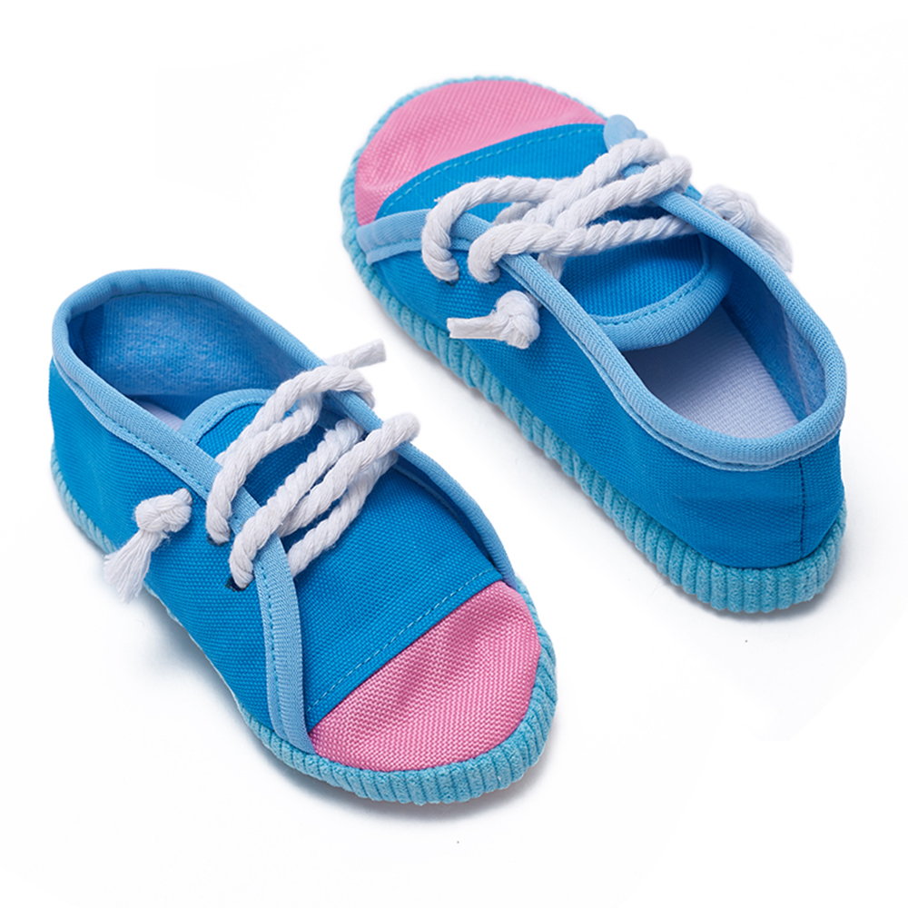 Custom Pet Molar Toy Shoe Biting Interactive Puppy Dog Cotton Chew Plush Dog Toy