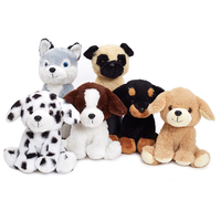 New Design Lovely Hot Sale Custom Plush Puppy Realistic Stuffed Soft Dog Doll Set Custom