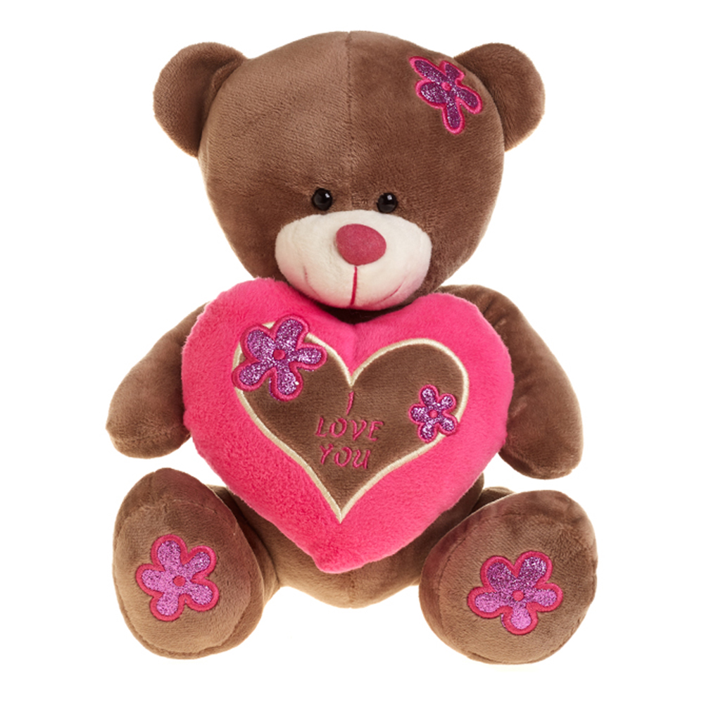 Customized Cute Love Plush Toy Soft Red Valentine's Day Plush Teddy Bear And Mother's Day Gift