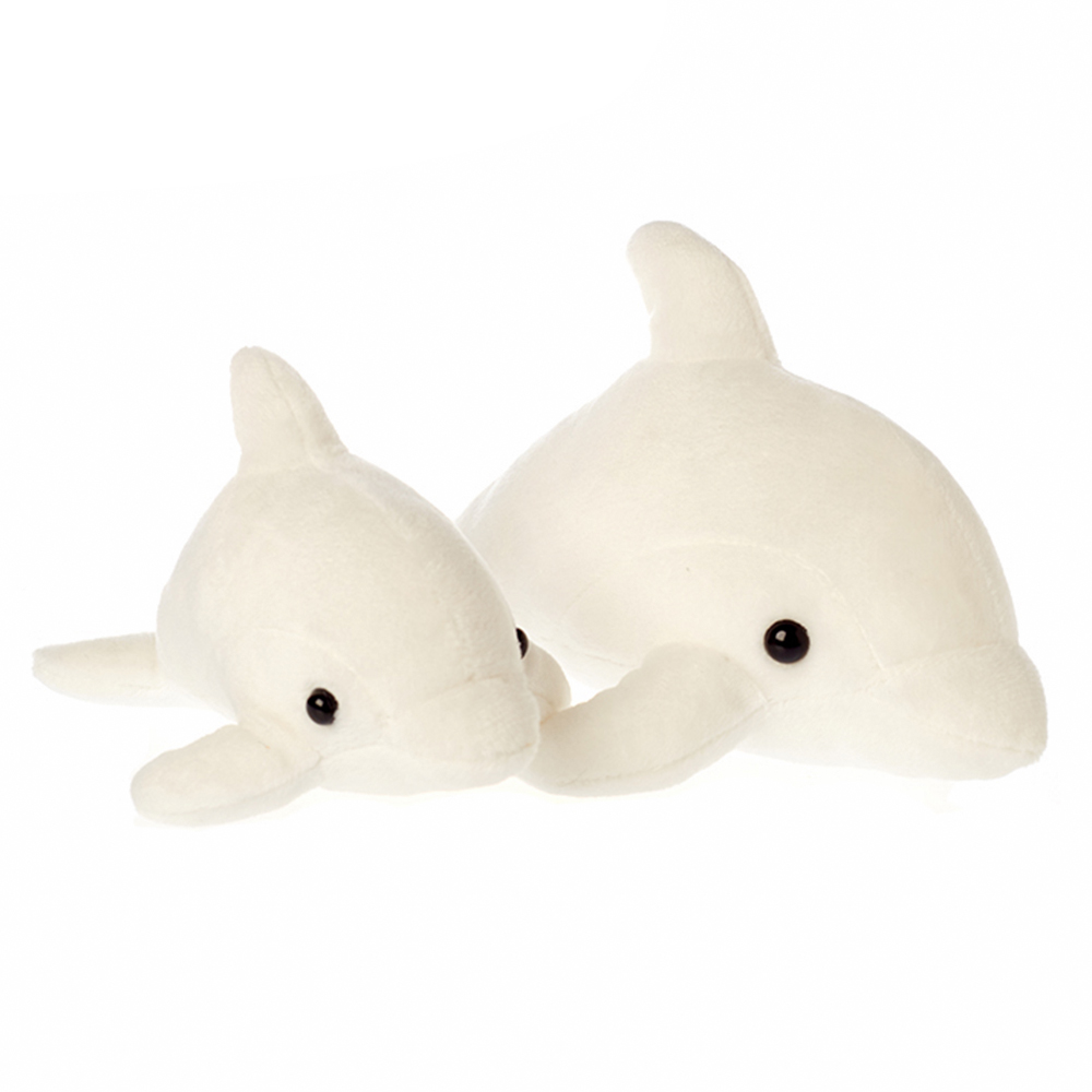 Custom High Quality New Design Pink/Blue Plush Big Stuffed Soft Dolphin Doll Toy