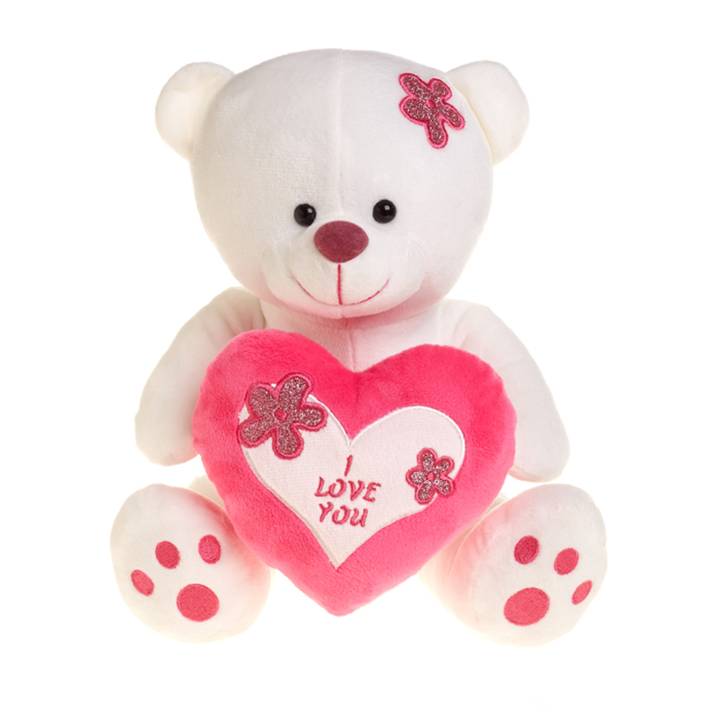 Customized Cute Love Plush Toy Soft Red Valentine's Day Plush Teddy Bear And Mother's Day Gift