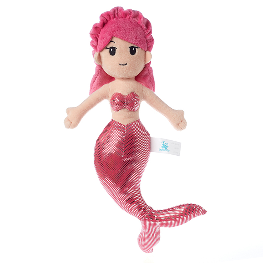 Custom Cartoon Kawaii Mermaid Plush Doll Toy Cute Doll Stuffed For Girl Gift
