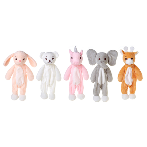 Baby Plush Toys Soothe Appease Sleeping Towel Cartoon Animal Appease Dolls