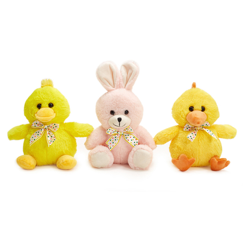 Custom Easter Animal Rabbit Duck Chicken Stuffed Plush Toy