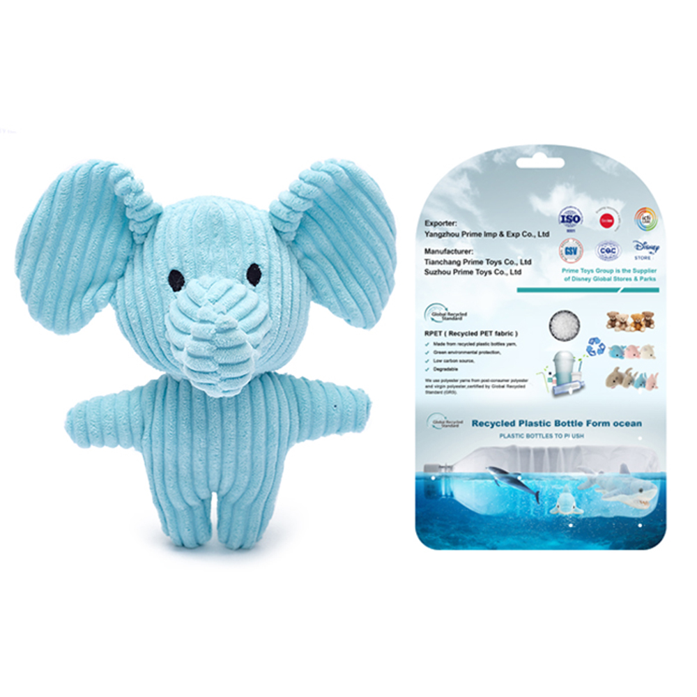 Wholesale Customized 4 Pack Small Stuffed Plush Pet Puppy Chew Toys Squeaky Plush Animal Dog Toy