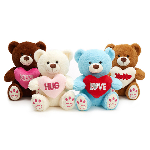 Customized Cute Love Plush Toy Soft Valentine's Day Plush Teddy Bear And Mother's Day Gift