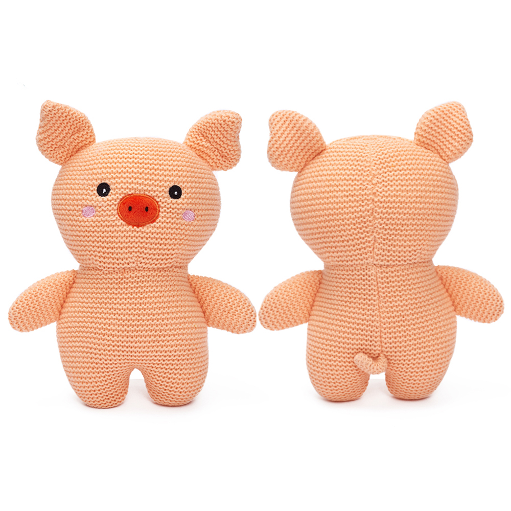 Cute Hand Crochet Cotton Stuffed Animal Doll Cartoon Custom Knitted Amigurumi Crochet Plush Toys