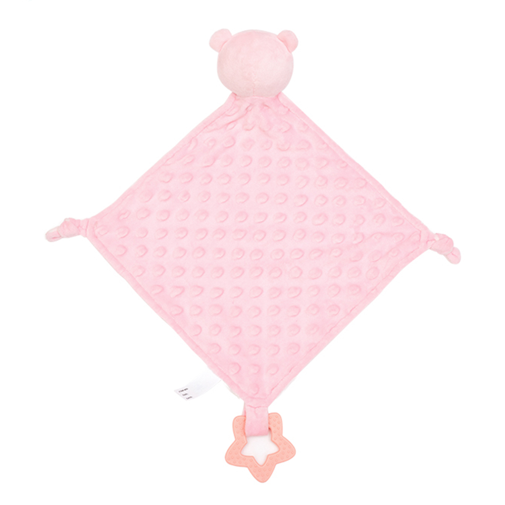Wholesale Custom Child Gift Cute Bear Baby Comforter Towel Baby Sleeping Appease Towel