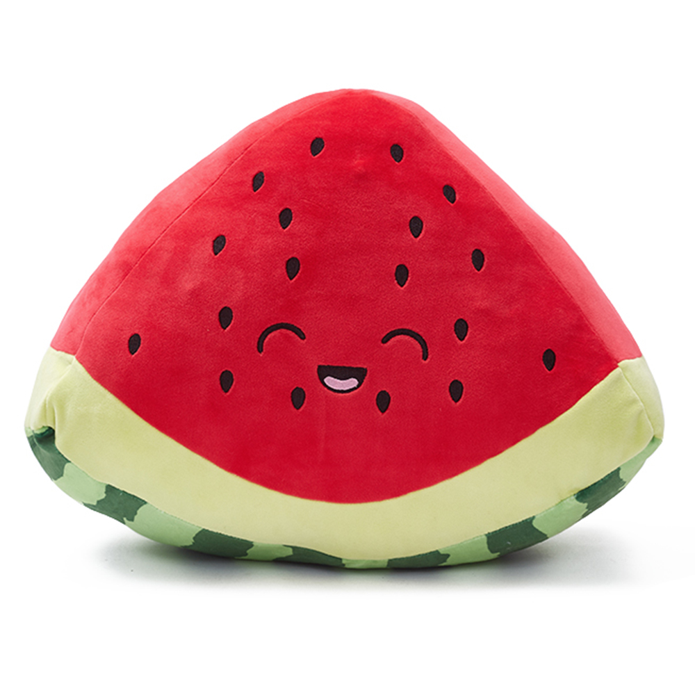 Wholesale Kawaii Custom Soft Stuffed Fruit Shape Plush Toy Pillow Baby Sleeping Kids Toy