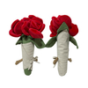 Hand Held Flower Plush Toys a Bouch of Rose Flower Bouquet for Girlfriend Creative Valentine's Day Presents