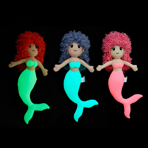 Luminous Plush Mermaid