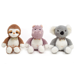 Factory Custom Plush Doll Soft Microwavable Stuffed Animal Cute Gray White Koala Plush Toy