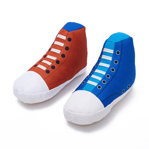 Wholesale Interactive Soft Puppy Teething Eco Friendly Indestructible Shoe Shape Aggressive Dog Pet Chew Toys Pack