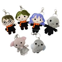 High Quality Factory Customization Logo Animal Plush Rings Toys Custom Plush Dolls  Keychain