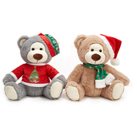 Wholesale Custom New Styles Christmas Animal Toy Stuffed Plush Teddy Bear