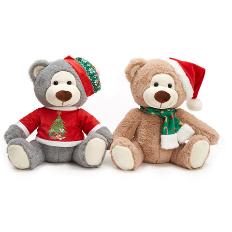 Wholesale Custom New Styles Christmas Animal Toy Stuffed Plush Teddy Bear