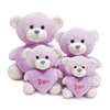 Oem Odm Valentine Stuffed Bears Wholesale Love Heart Plush Toy Teddy Bear For Gifts