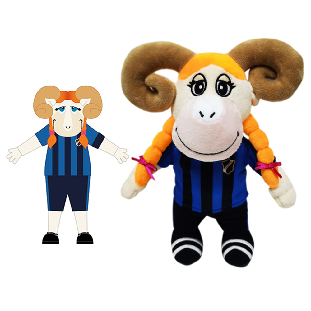 High Quality Plush Customized Stuffed Mascot Company Logo Anime Plush Toys Dolls