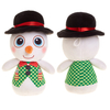 Factory Custom Funny Christmas Soft Plush Toys Elf Snowman Santa Claus Doll