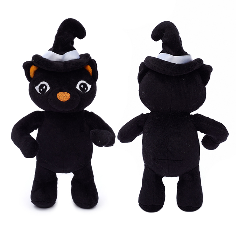 Custom Halloween Stuffed Plush Fox Pig Raccoon Penguin Toy In Pumpkin Head