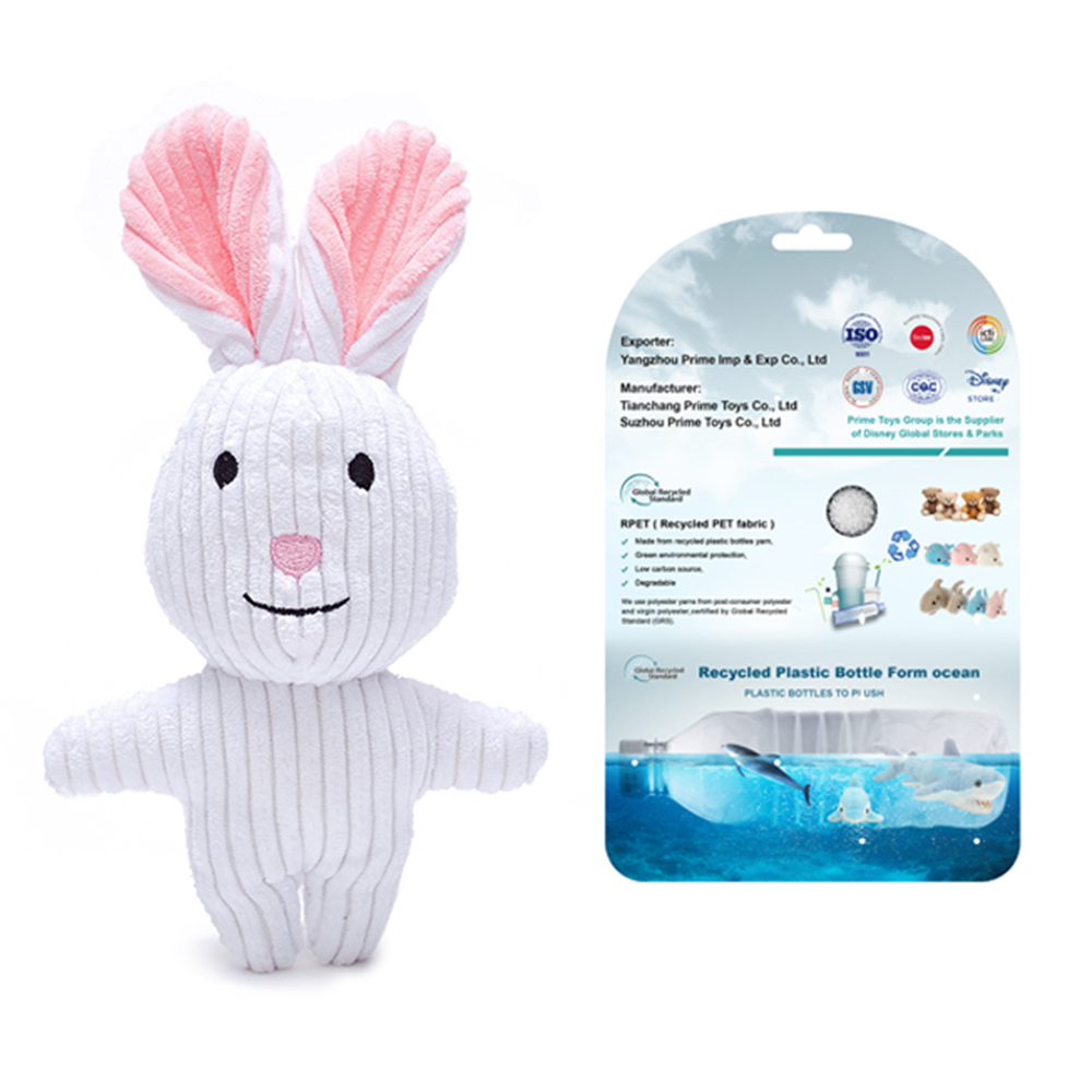 Wholesale Customized 4 Pack Small Stuffed Plush Pet Puppy Chew Toys Squeaky Plush Animal Dog Toy