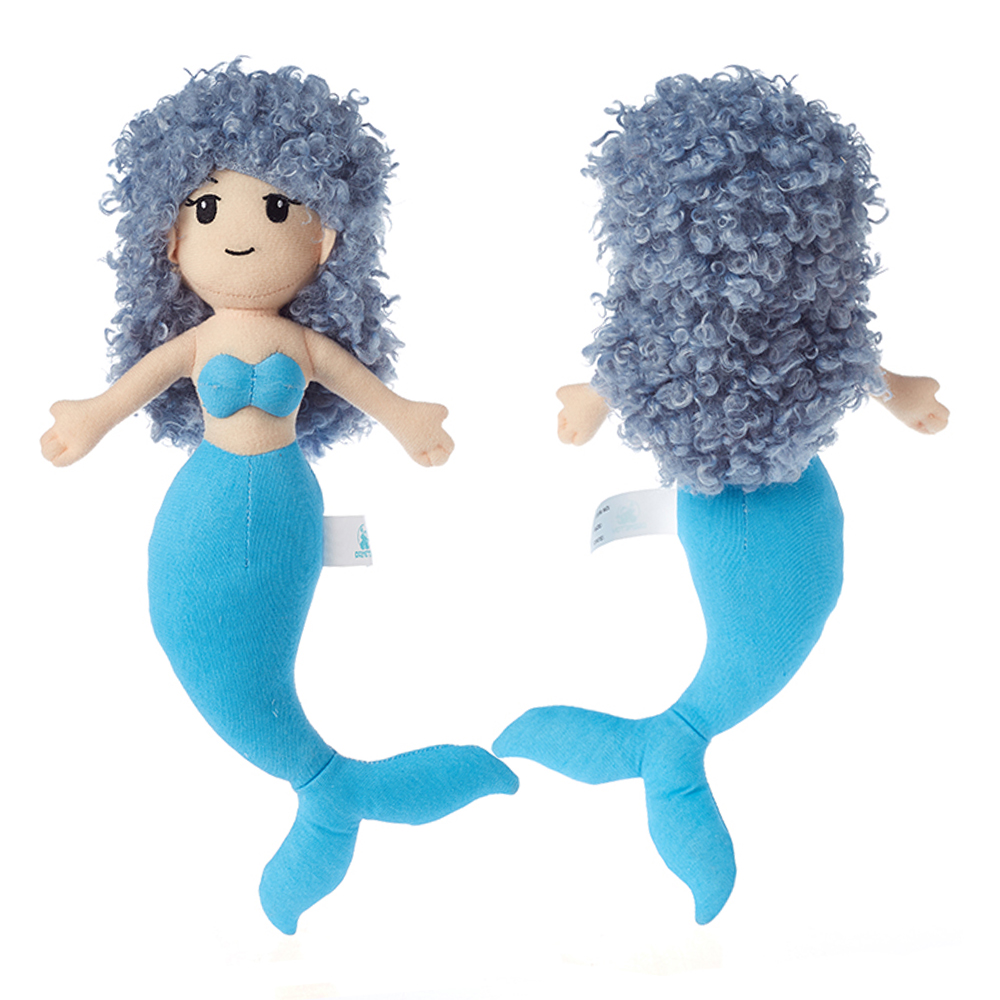 mermaid plush pillow