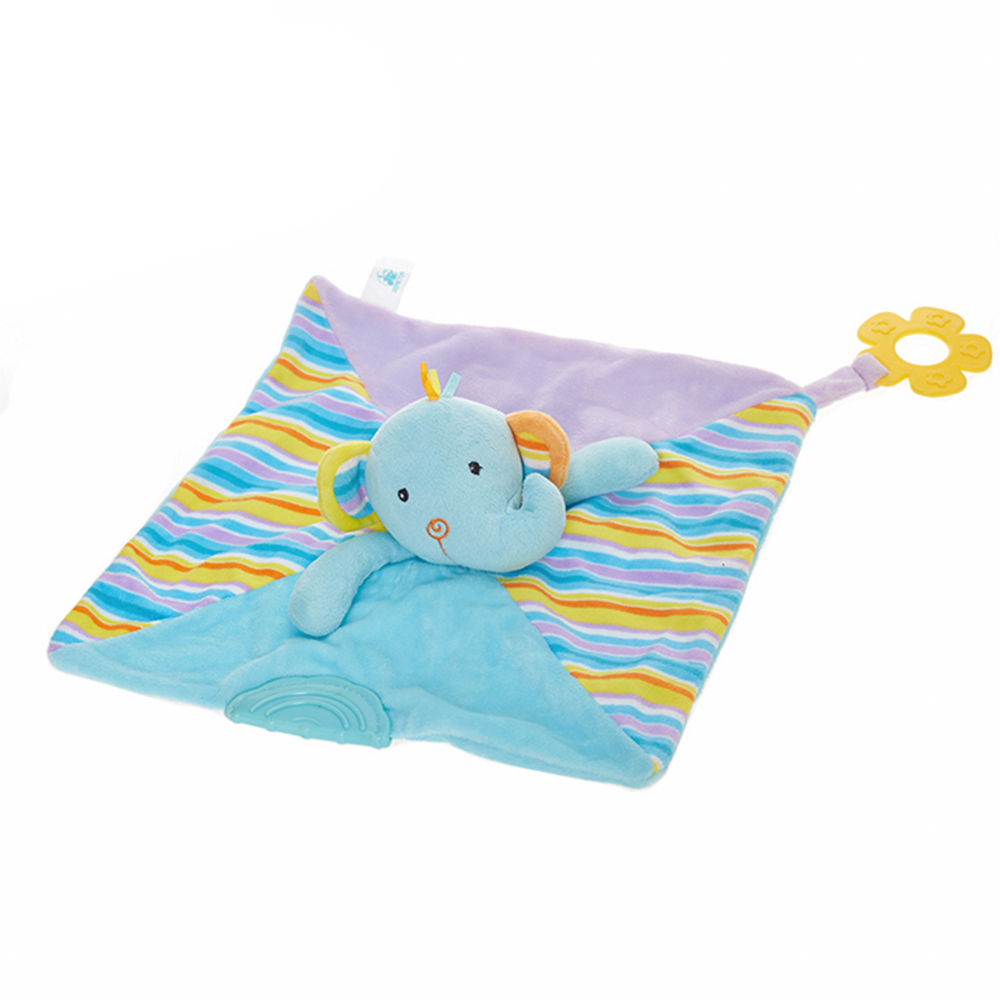 Luxury Stuffed Animal Appease Comforter Towel Bedding Plush Baby Security Blanket