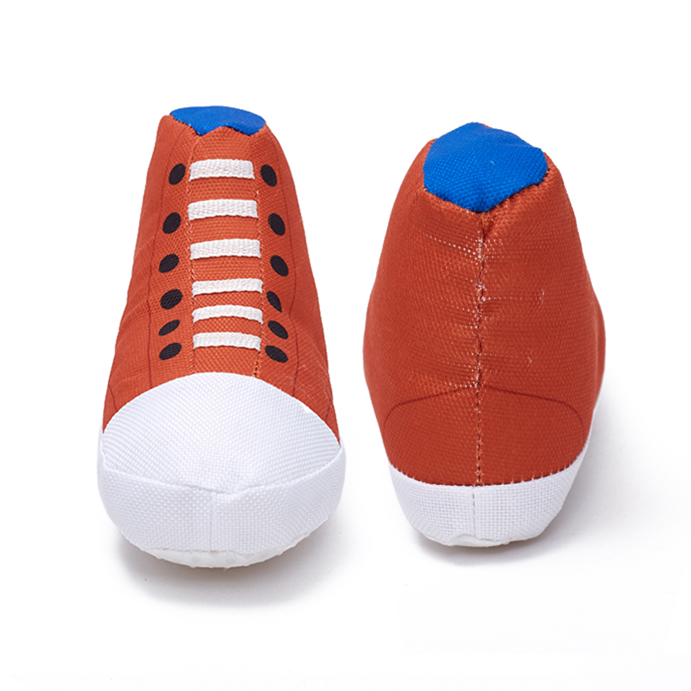 Wholesale Interactive Soft Puppy Teething Eco Friendly Indestructible Shoe Shape Aggressive Dog Pet Chew Toys Pack