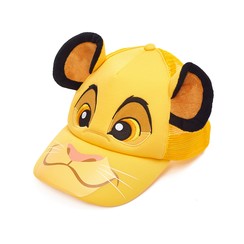 Wholesale Embroidery Lovely Cosplay Child Baseball Cap Lion Animal Ear Children Hats Kids for Party