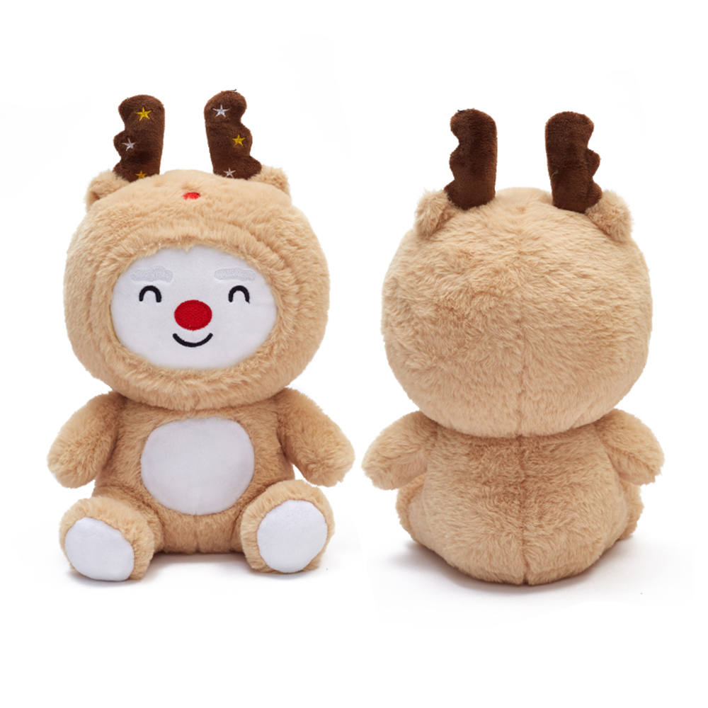 OEM ODM Custom Christmas Decorative Gift Stuffed Plushies Soft Santa Claus Plush Toy