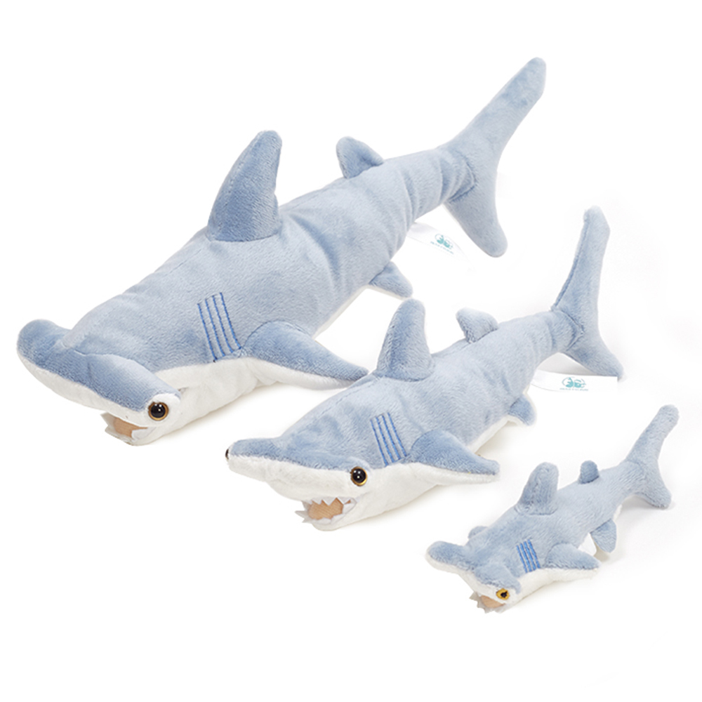 mini blue shark plush