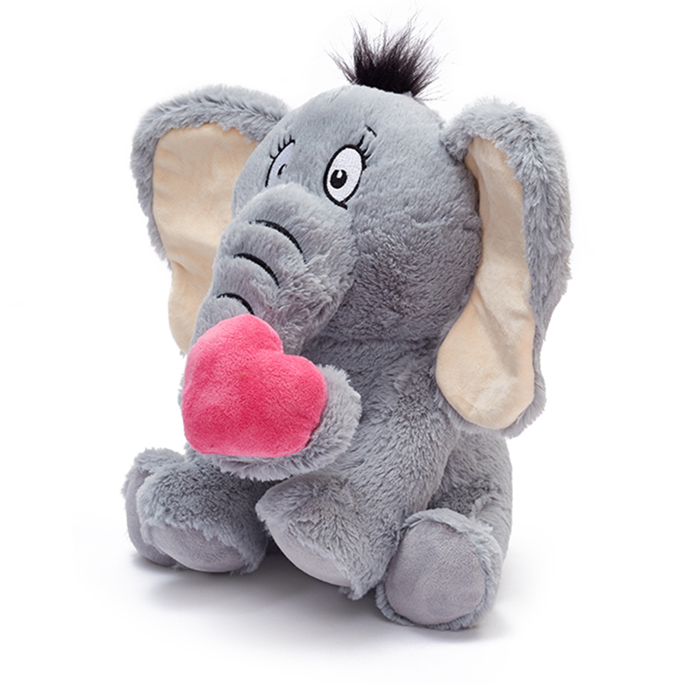 Valentine Plush Toy Cute Plush Elephant Stuffed Animal Soft Toy Valentines Day Gift