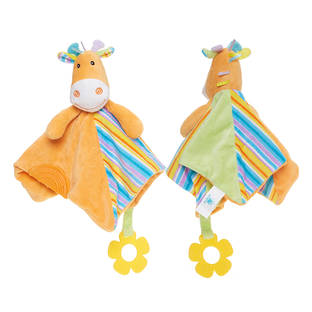 Luxury Stuffed Animal Appease Comforter Towel Bedding Plush Baby Security Blanket