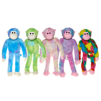 Rainbow monkey toy stuffed plush toy custom plush toy