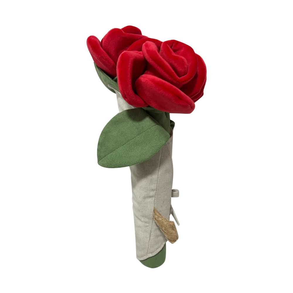 Hand Held Flower Plush Toys a Bouch of Rose Flower Bouquet for Girlfriend Creative Valentine's Day Presents