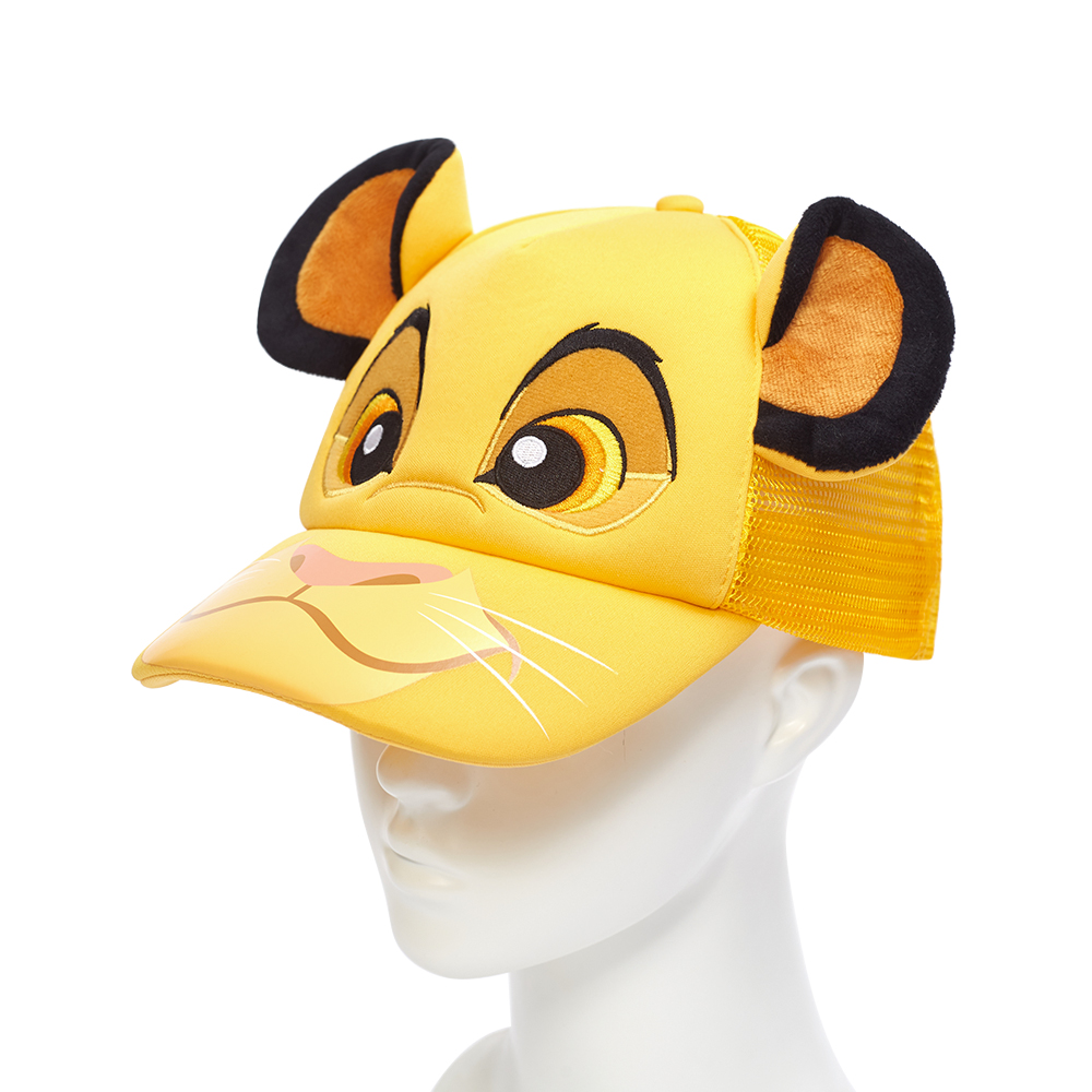 Wholesale Embroidery Lovely Cosplay Child Baseball Cap Lion Animal Ear Children Hats Kids for Party