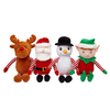 Customized Baby Toy Plush Christmas Santa Claus Snowman Plush Toy Doll