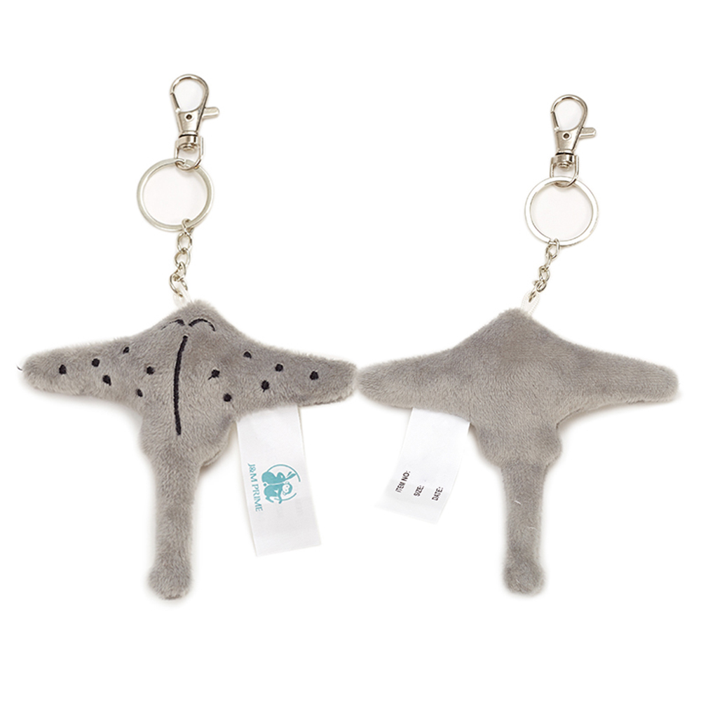 Mini Crab Octopus Starfish Shark Stuffed Sea Animal Toys Cute Plush Toy Keychain